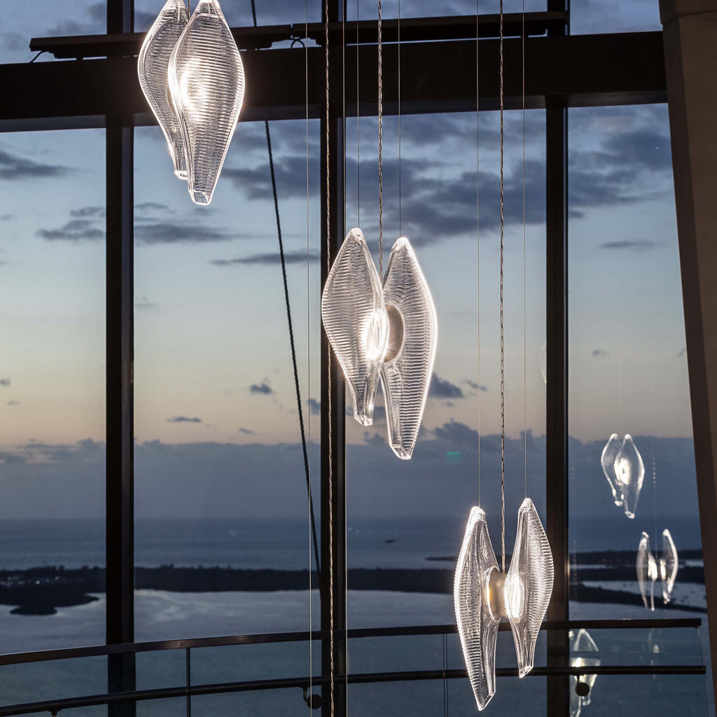 Modern Duna Pendant Light - Sleek Scandinavian Style Hanging Lamp for Dining Room, Kitchen Island, or Living Room Decor
