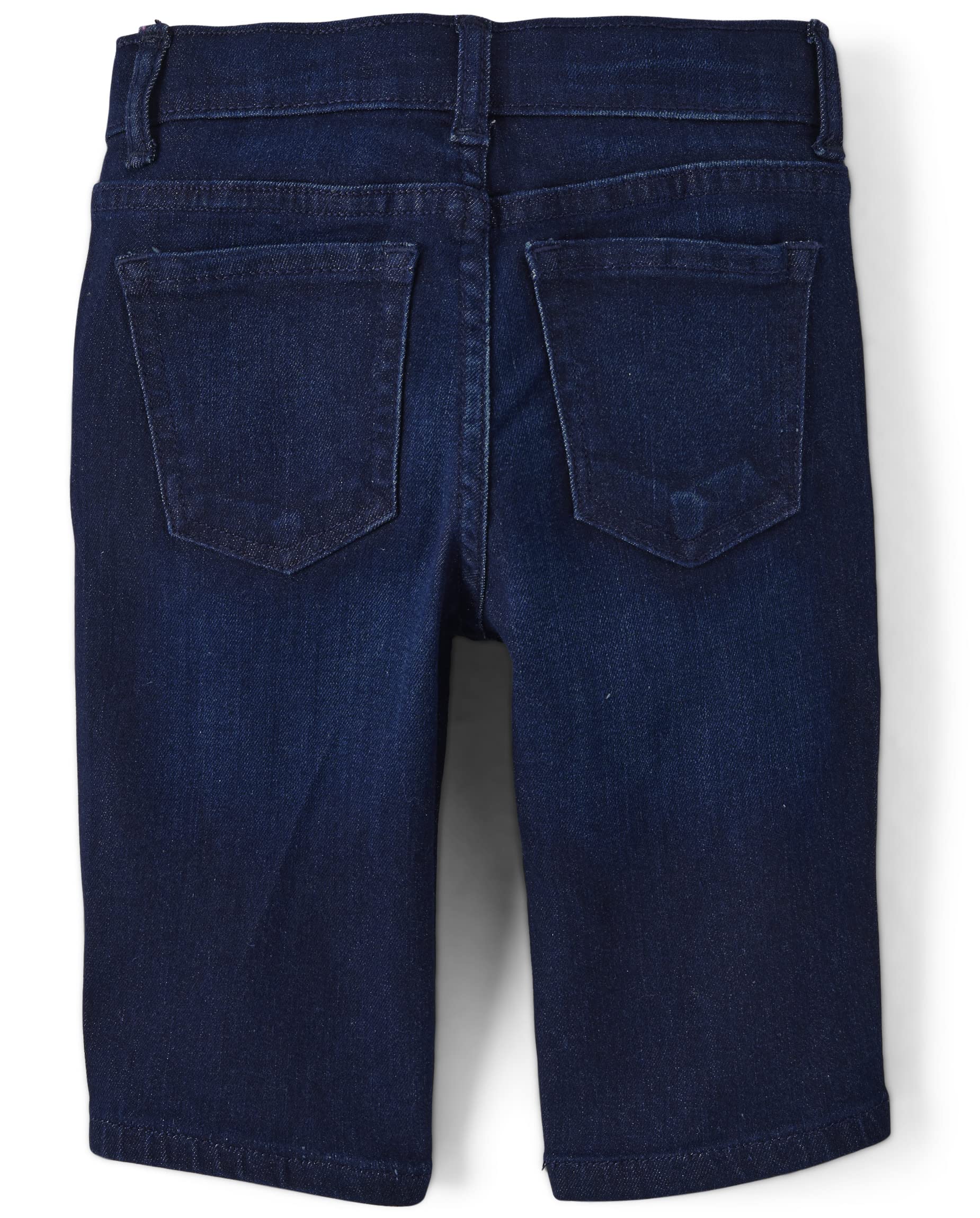 The Children's Place Girls' Denim Skimmer Shorts 2 Pack - Comfortable Stretch Denim Shorts for Toddler Girls, Perfect for Playdates, Summer Outfits & Casual Wear