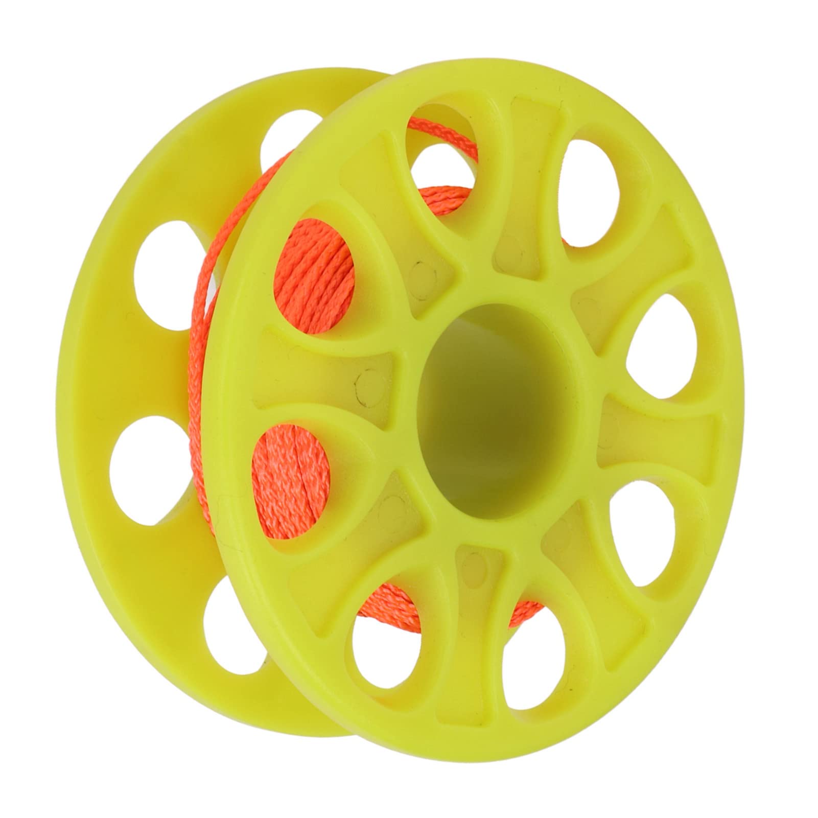 BTIHCEUOT Double Ended Hook Finger Spool Dive Reel - Strong Plastic Spool for Scuba Diving, Snorkeling & Swimming Gear - Perfect for Underwater Exploration & Safety Line Management