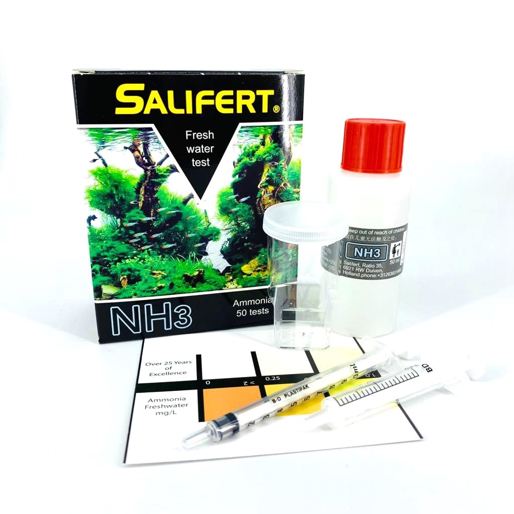 SALIFERT Ammonia Test Kit for Freshwater Aquariums - Accurate NH4 Testing for Fish Tanks & Ponds - Monitor Water Quality for Healthy Fish