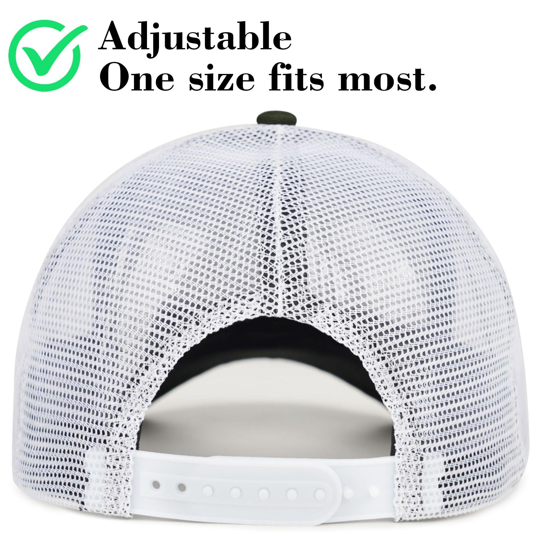 American Fish Flag Trucker Hats for Men - Breathable Mesh Snapback Fishing Hats - Perfect Gift for Anglers, Camping & Outdoor Activities - Ideal for Fishing Trips, Hiking & Casual Wear