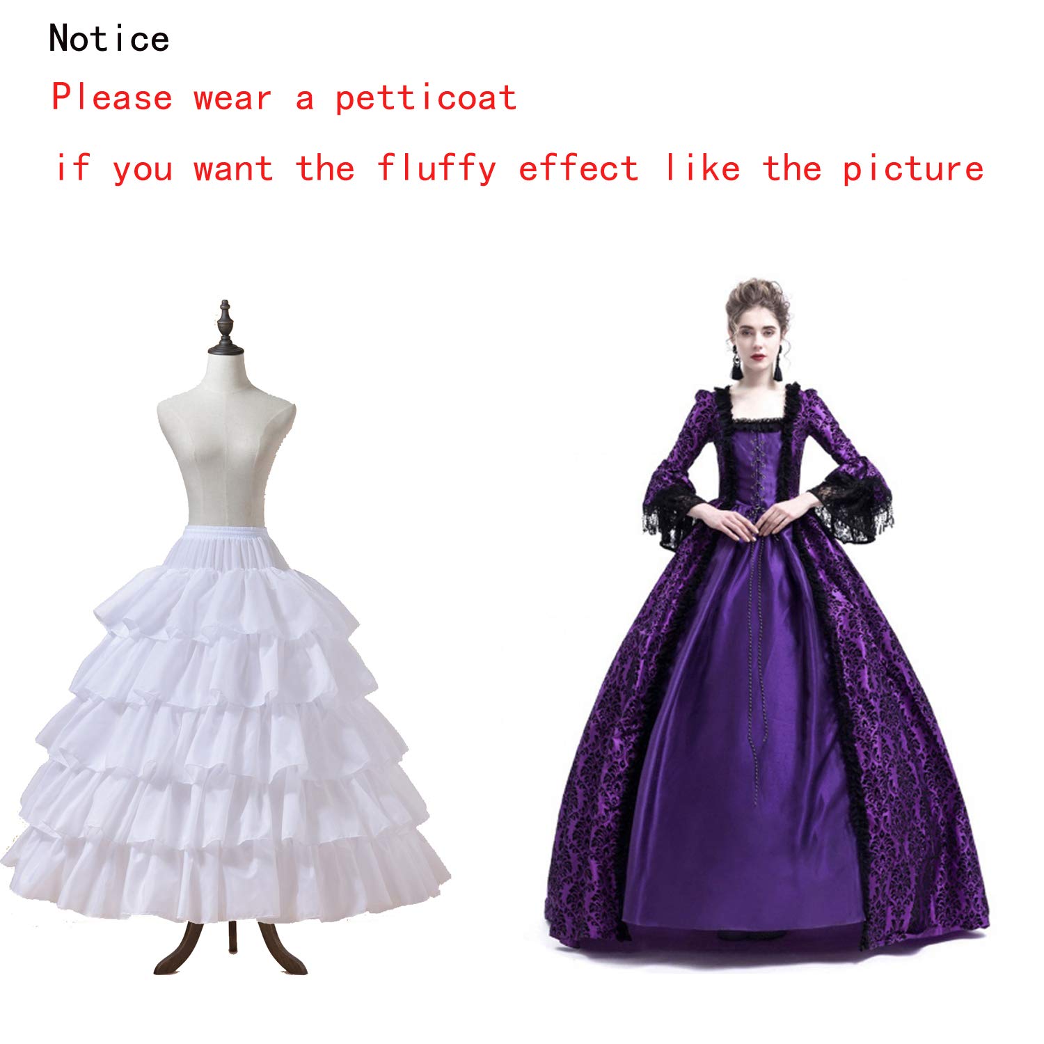 18th Century Rococo Ball Gown - Victorian Masquerade Costume for Women | Elegant Historical Dress for Cosplay, Renaissance Fairs & Themed Parties