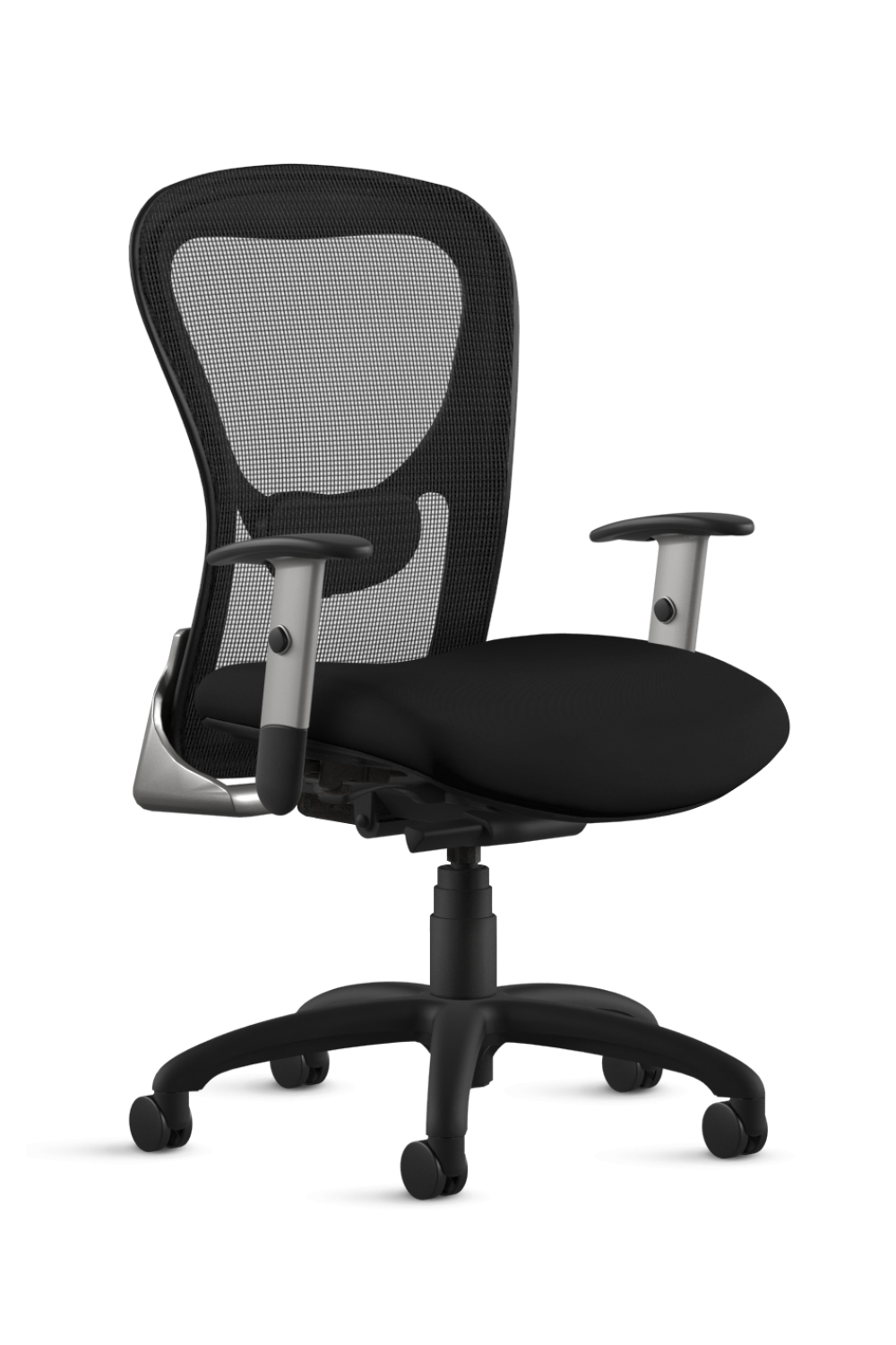 9 to 5 STRATA Mid Back Task Chair (1560) - Ergonomic Office Chair for Home & Work, Adjustable Height & Lumbar Support - Perfect for Desk Work, Gaming & Study