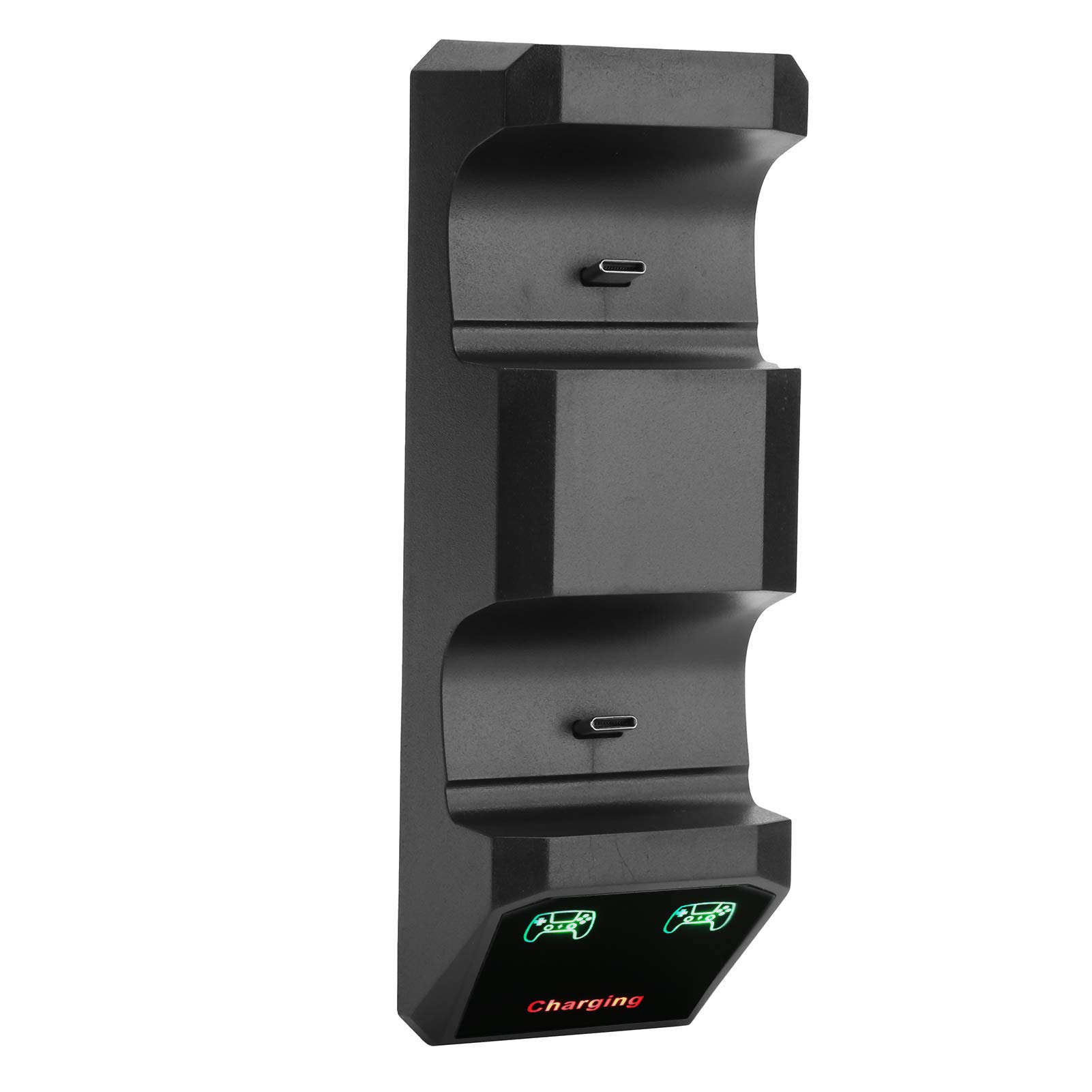 Wireless Controller Charger Dock - Dual USB Charging Station with ABS Screen Display & LED Indicator for PS5, Xbox, Nintendo Switch - Perfect for Gaming Setup & Multiplayer Sessions