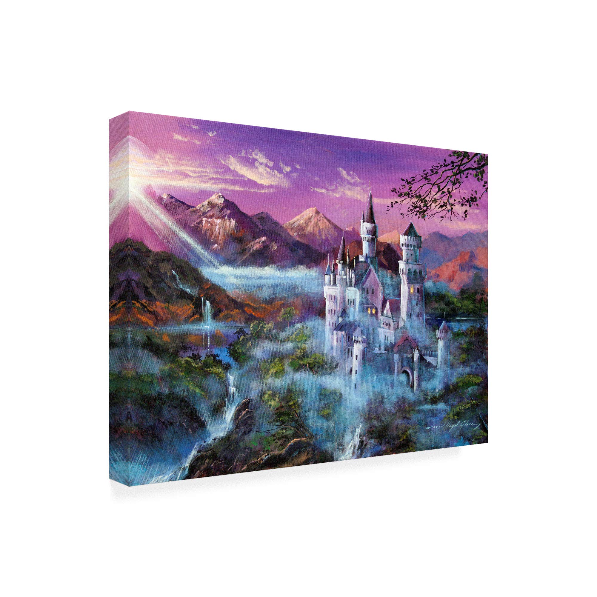 Trademark Fine Art - David Lloyd Glover 'Mystery Castle' 35x47 Wall Art Print - Perfect for Living Room, Bedroom & Office Decor