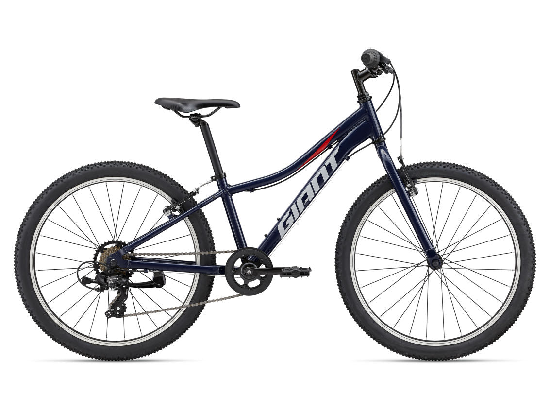 Giant XTC JR 24 Lite Kids Mountain Bike - 24 Inch Wheels, Lightweight Aluminum Frame for Young Riders | Perfect for Trail Riding, Commuting & Outdoor Adventures