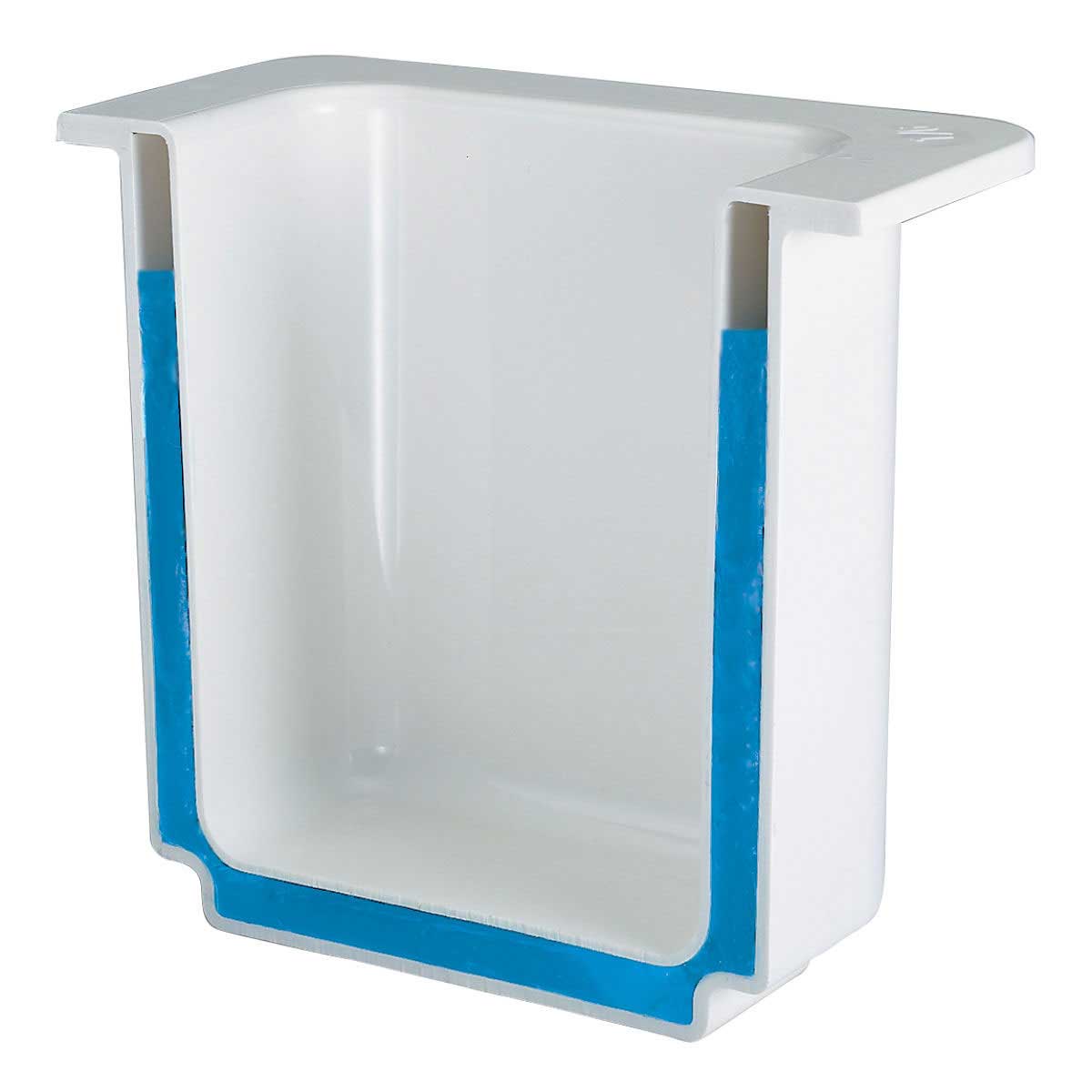 Cambro 66CF148 1/6 Size White ColdFest Pan - Insulated Food Storage Container for Restaurants, Catering & Commercial Kitchens - Perfect for Keeping Food Cold at Buffets, Delis & Food Service Stations