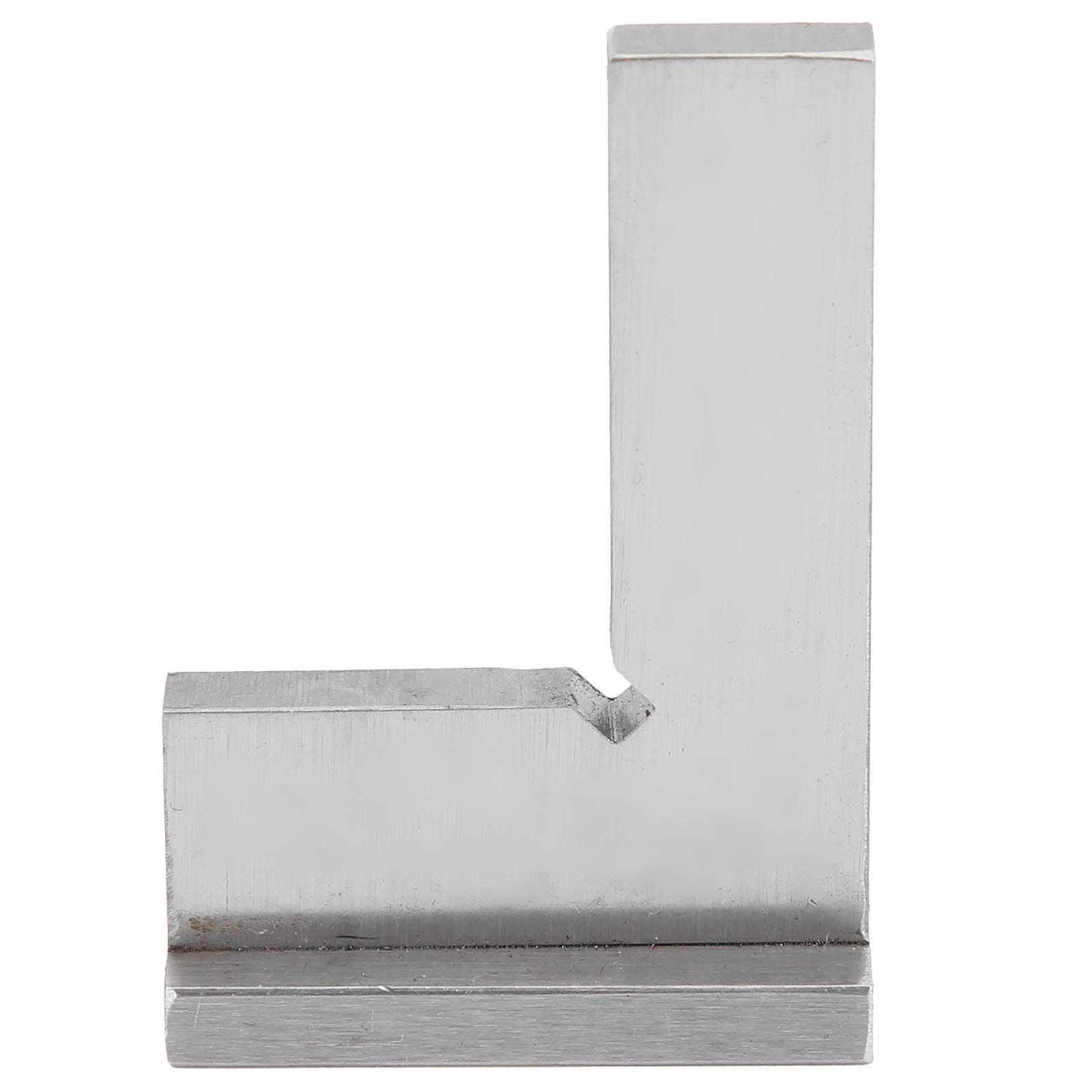 90° Stainless Steel Knife Edge Square Ruler - DIN 875 50×40 Right Angle Measuring Tool for Engineers - Perfect for Angle Detection, Precision Marking & Metalworking Projects