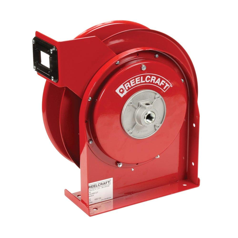 Reelcraft 4400 OLP Premium Duty Spring Retractable Hose Reel - 35 Foot Heavy Duty Air Water Hose Reel for Garage, Workshop & Outdoor Use (Hose Not Included)