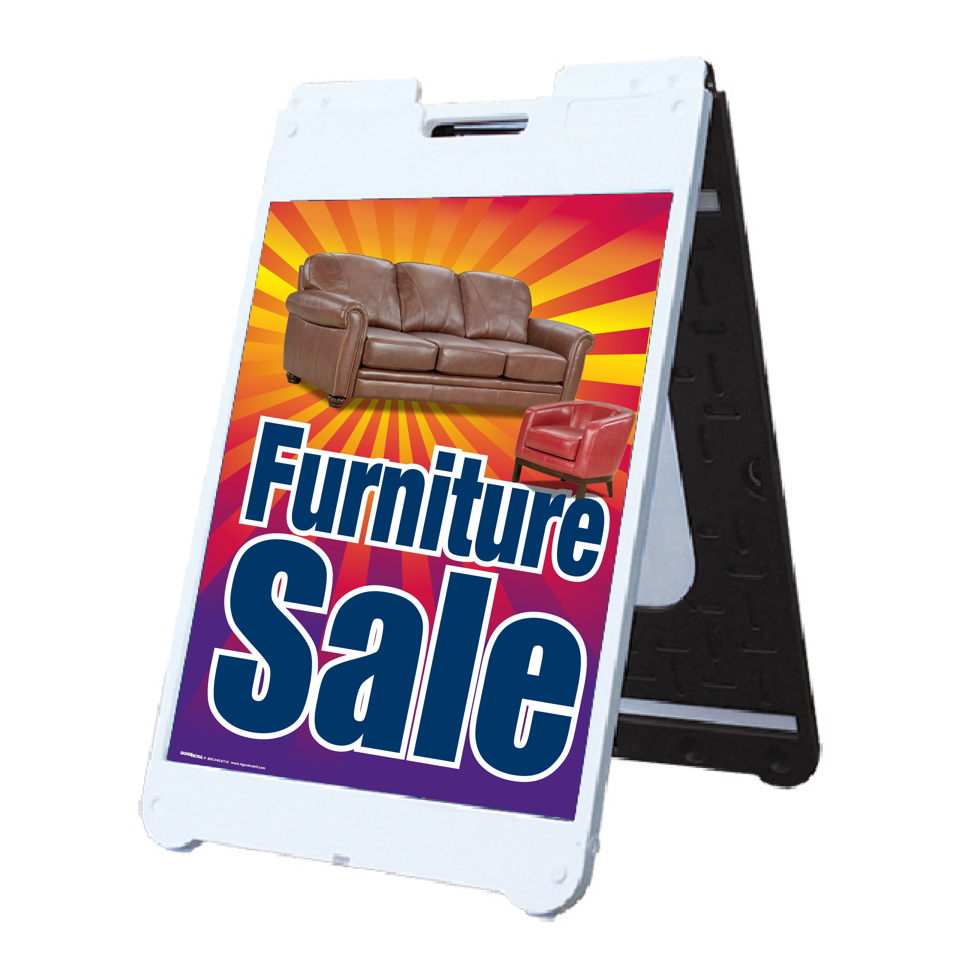 Premium A-Frame Sign Kit - Includes 2 Single-Sided 28