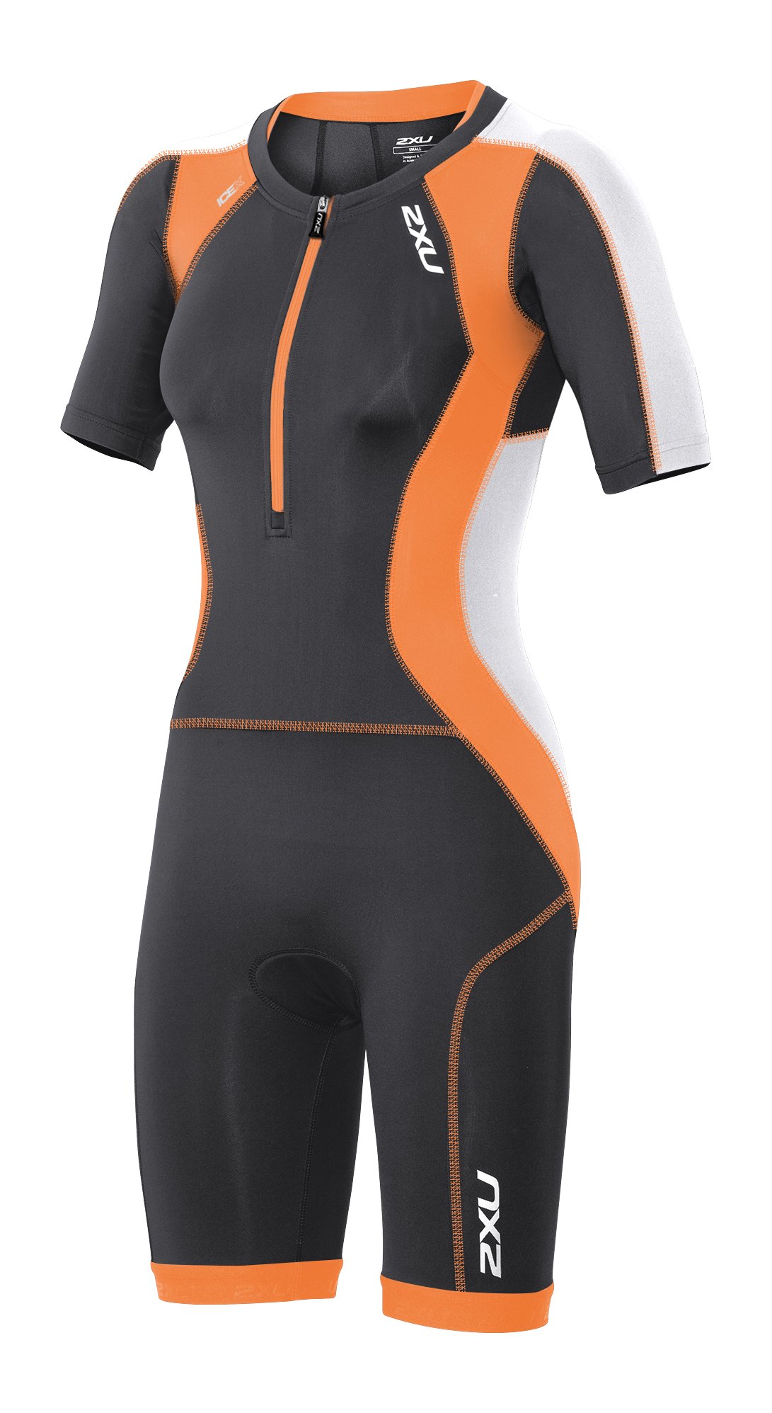 2XU Women's Compression Sleeved Trisuit - Triathlon Wetsuit for Swimming, Biking & Racing - High Performance Athletic Gear for Female Triathletes