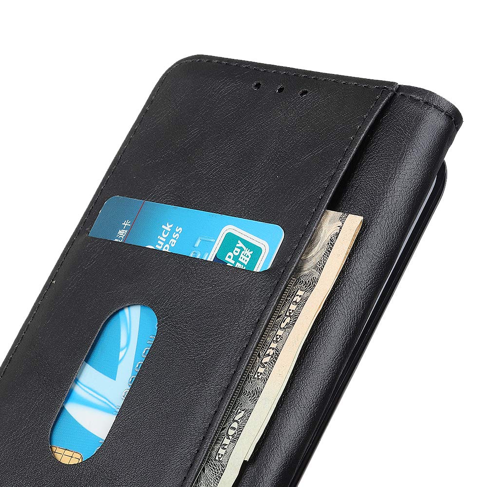 ORIbox Premium PU Leather Wallet Case for iPhone 11 Pro Max - Shockproof TPU Bumper with Card Holder & Kickstand | Perfect for Travel, Work, and Everyday Use