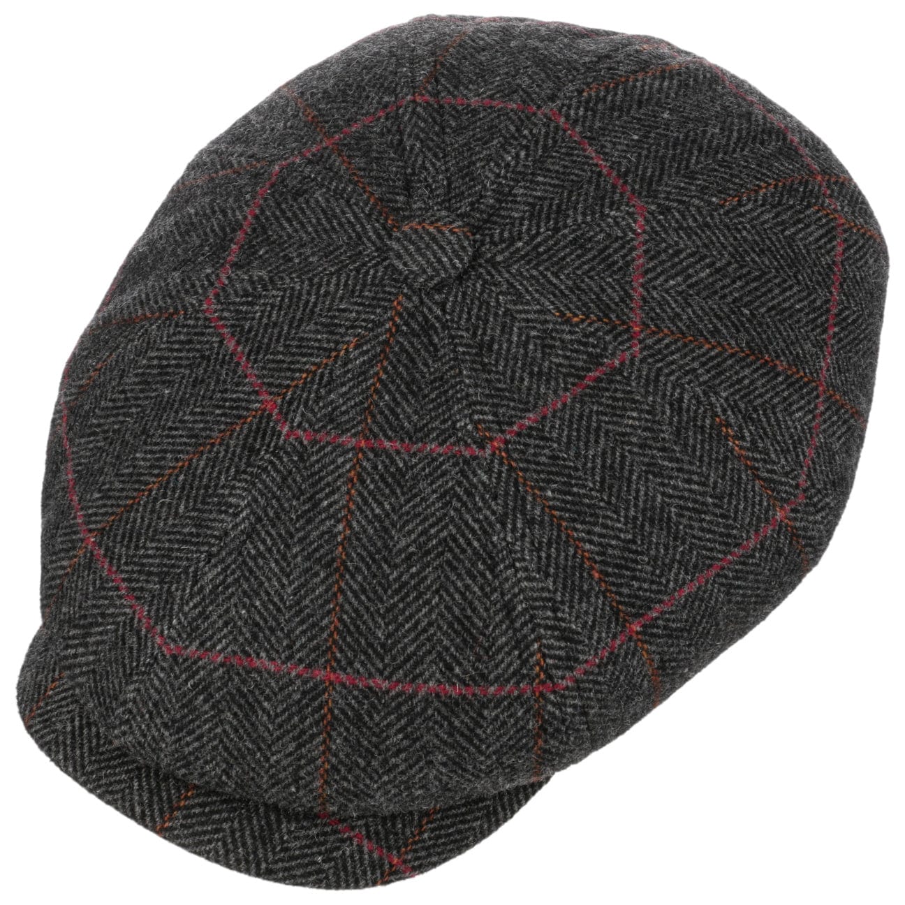 Stetson Hatteras Gallanger Wool Flat Cap for Men - Classic Winter Hat for Outdoor Activities, Travel & Casual Wear
