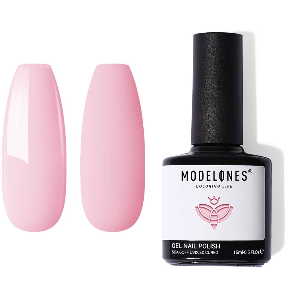 Modelones 3-Piece Nail Primer & Dehydrator Kit with Light Pink Gel Polish - Professional Nail Prep for Acrylic & Gel Manicures at Home or Salon
