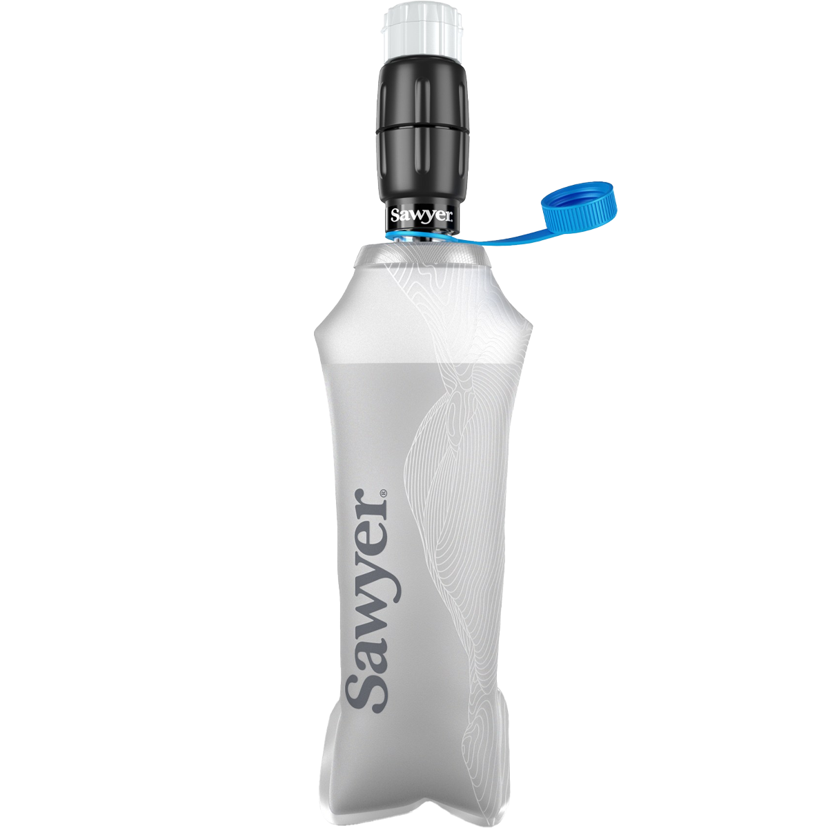 CNOC Premium 750ml Micro Squeeze Water Filtration System - Lightweight Backpacking Filter for Hiking, Camping & Emergency Preparedness