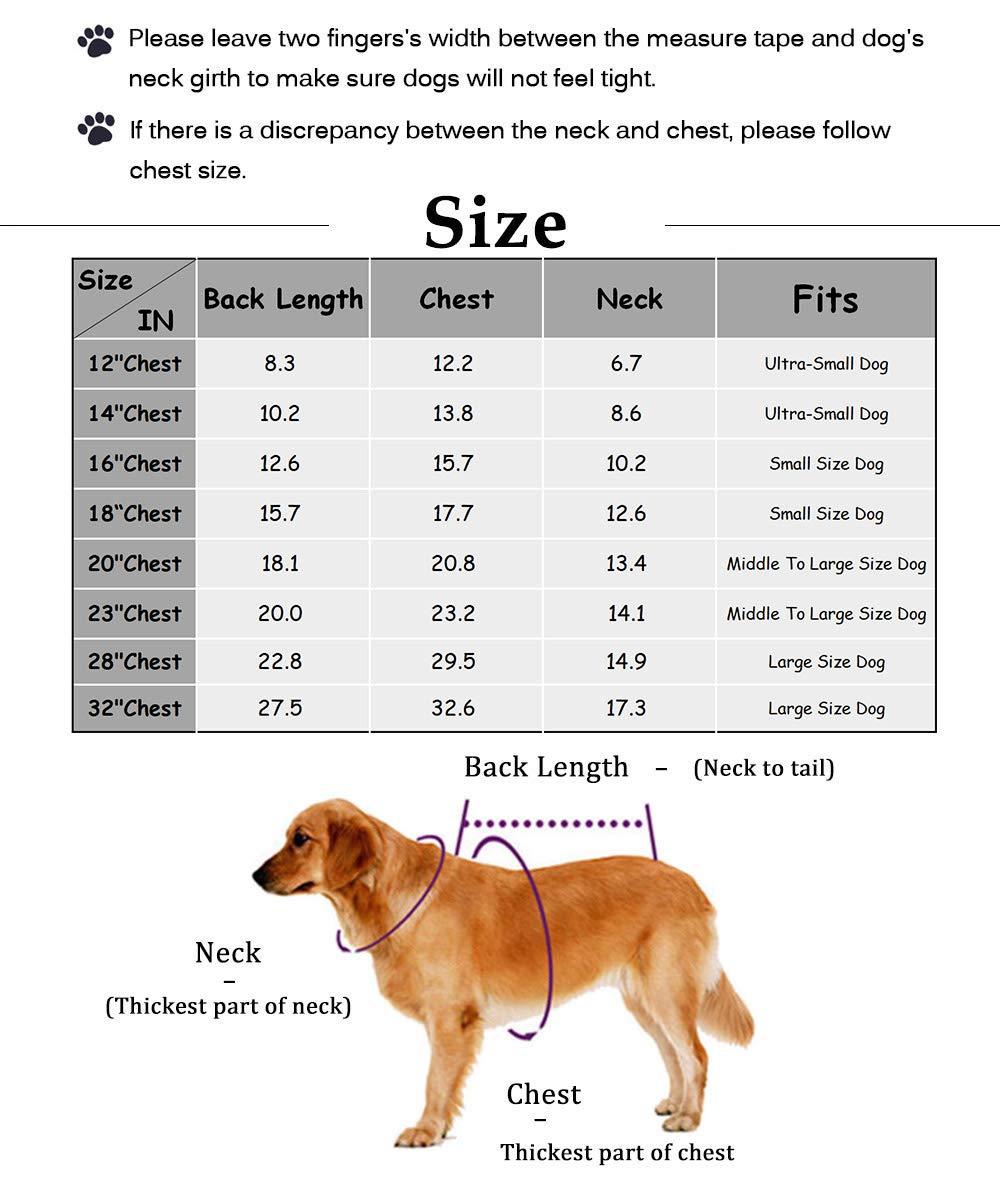 Chol&Vivi Dog T-Shirts - 4 Pack Blank Cotton Pet Clothes for Small, Medium, Large & XL Dogs | Perfect for Daily Wear, Costume Parties & Photo Shoots