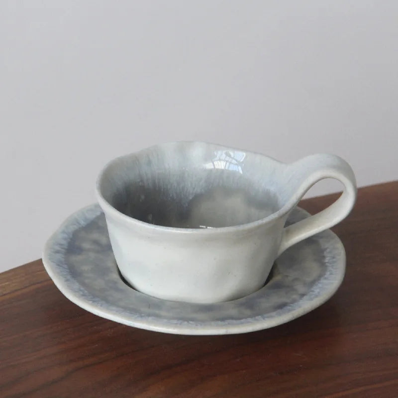 Handmade Ceramic Espresso Cups with Artisan Glaze - Perfect for Coffee Lovers, Home Baristas & Cafe Style Serving