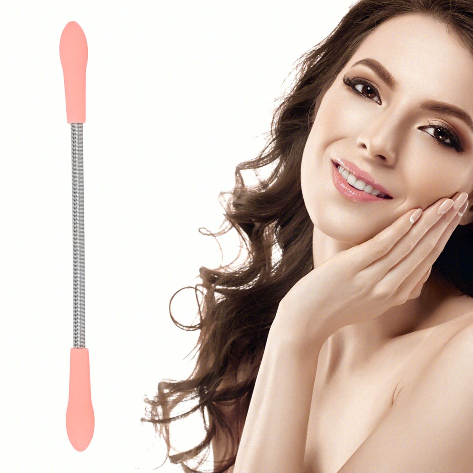 Professional Facial Hair Epilator for Women - Upper Lip, Chin & Cheeks | Painless Hair Removal Spring Tool | Perfect for Eyebrow Shaping & Smooth Skin at Home or Salon