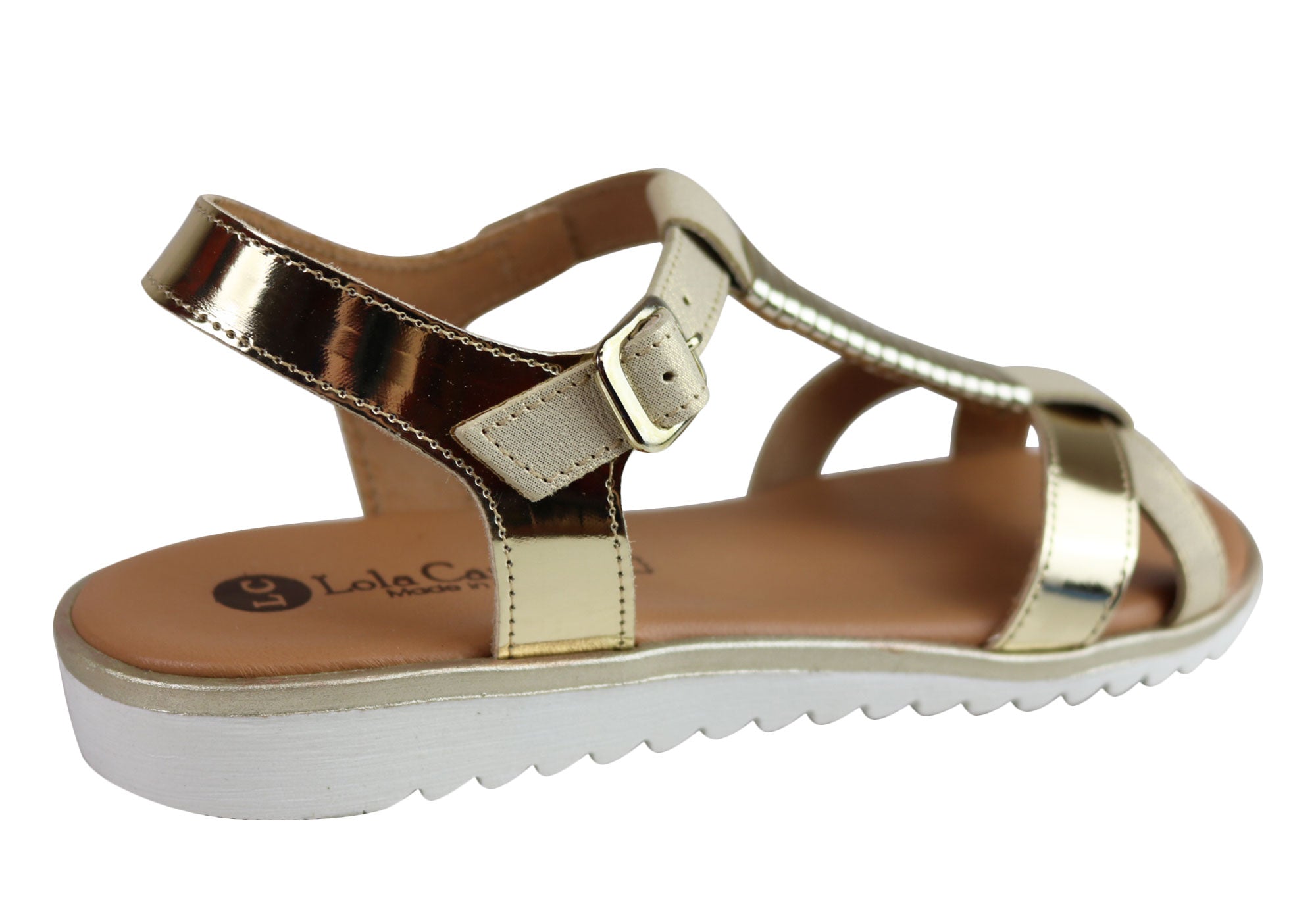 Lola Canales Gina Women's Comfortable Leather Sandals - Handmade in Spain - Perfect for Summer, Beach & Casual Outings