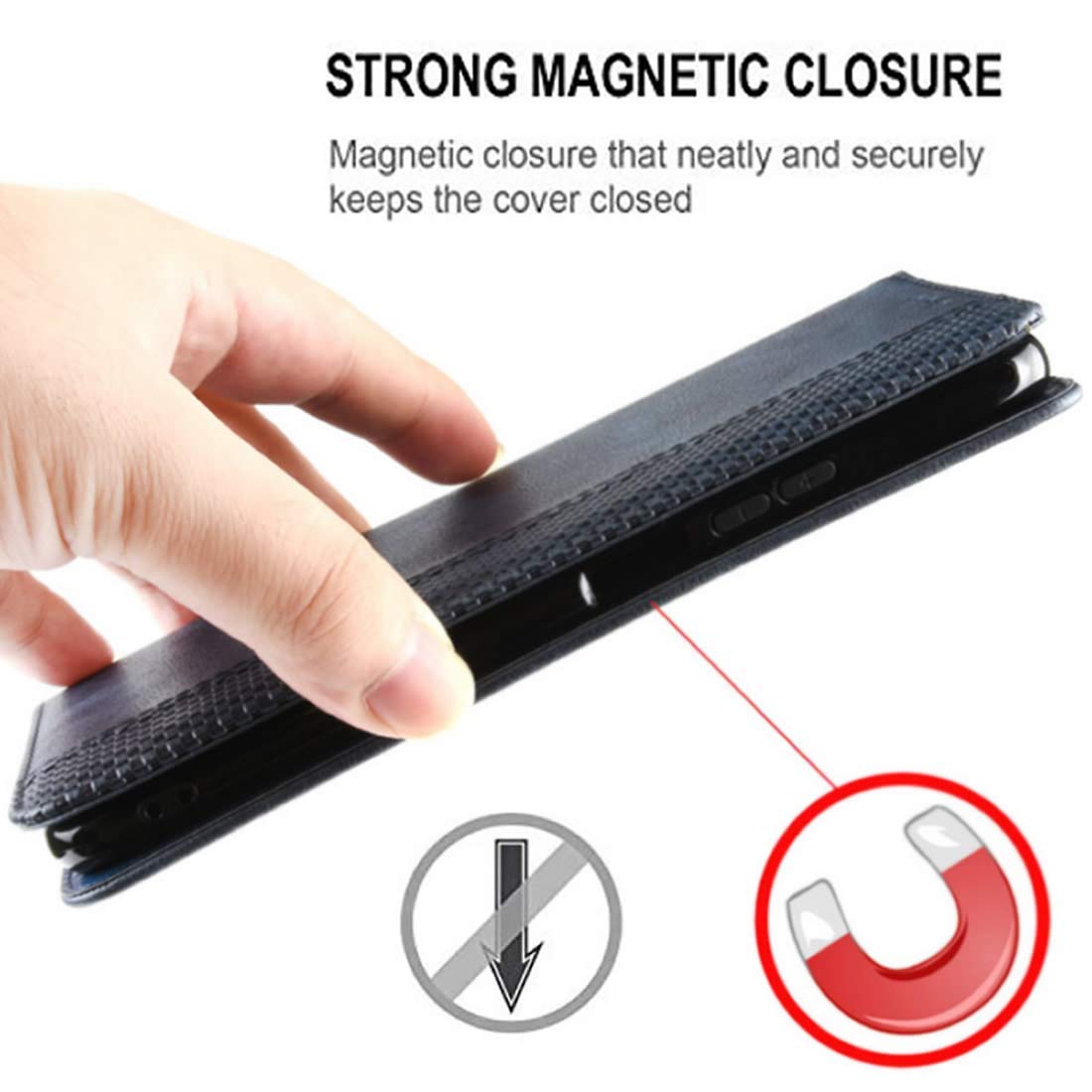 Xiaomi Redmi Note 9 Phone Case - Retro PU Leather Shockproof Wallet Flip Cover with Card Slots & Magnetic Closure | Perfect for Daily Use, Travel & Business (Blue)