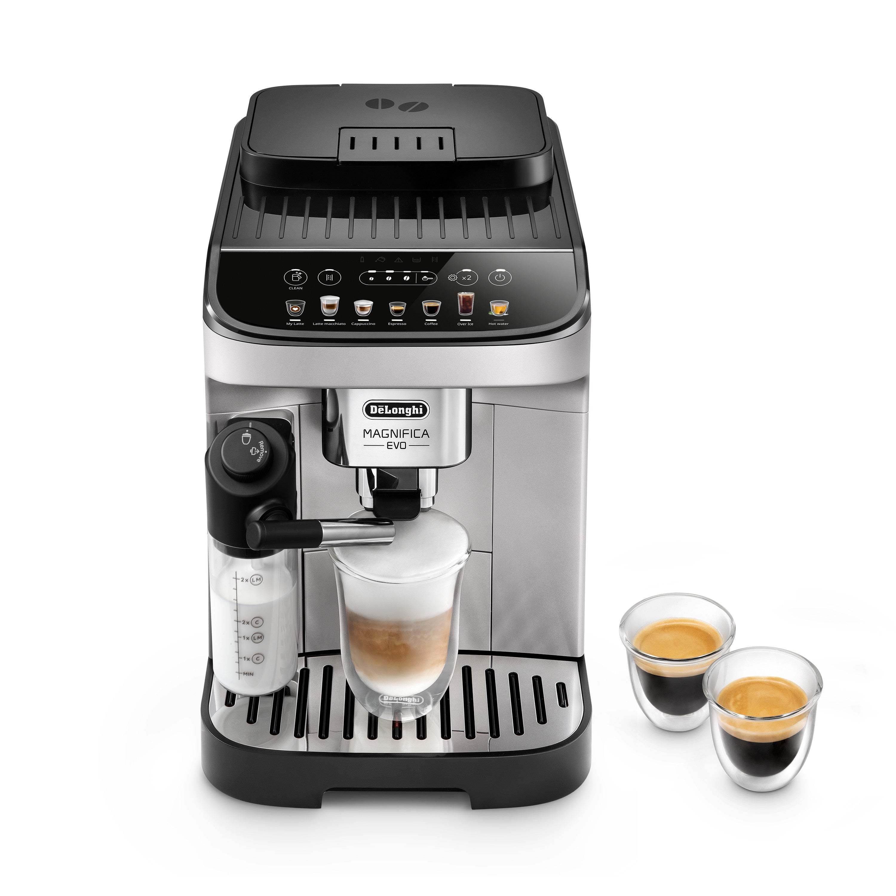 De'Longhi Magnifica Evo Fully Automatic Espresso Machine with LatteCrema System - Perfect for Home Baristas & Coffee Lovers - Ideal for Kitchens, Offices & Gifting