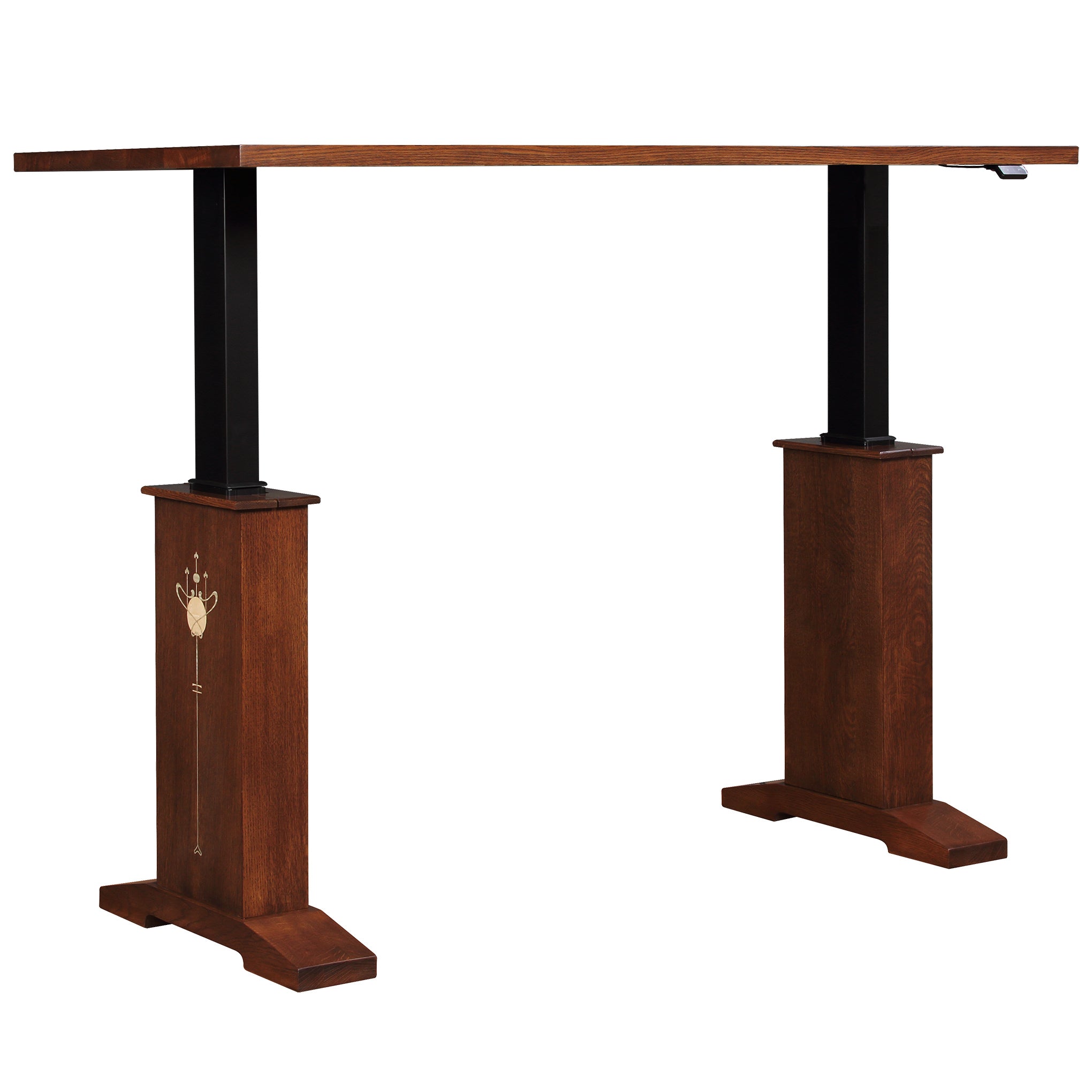 Harvey Ellis Adjustable Height Work Table - Heavy Duty Craft & Workbench for Woodworking, DIY Projects & Home Office - Perfect for Workshops, Garages & Studios
