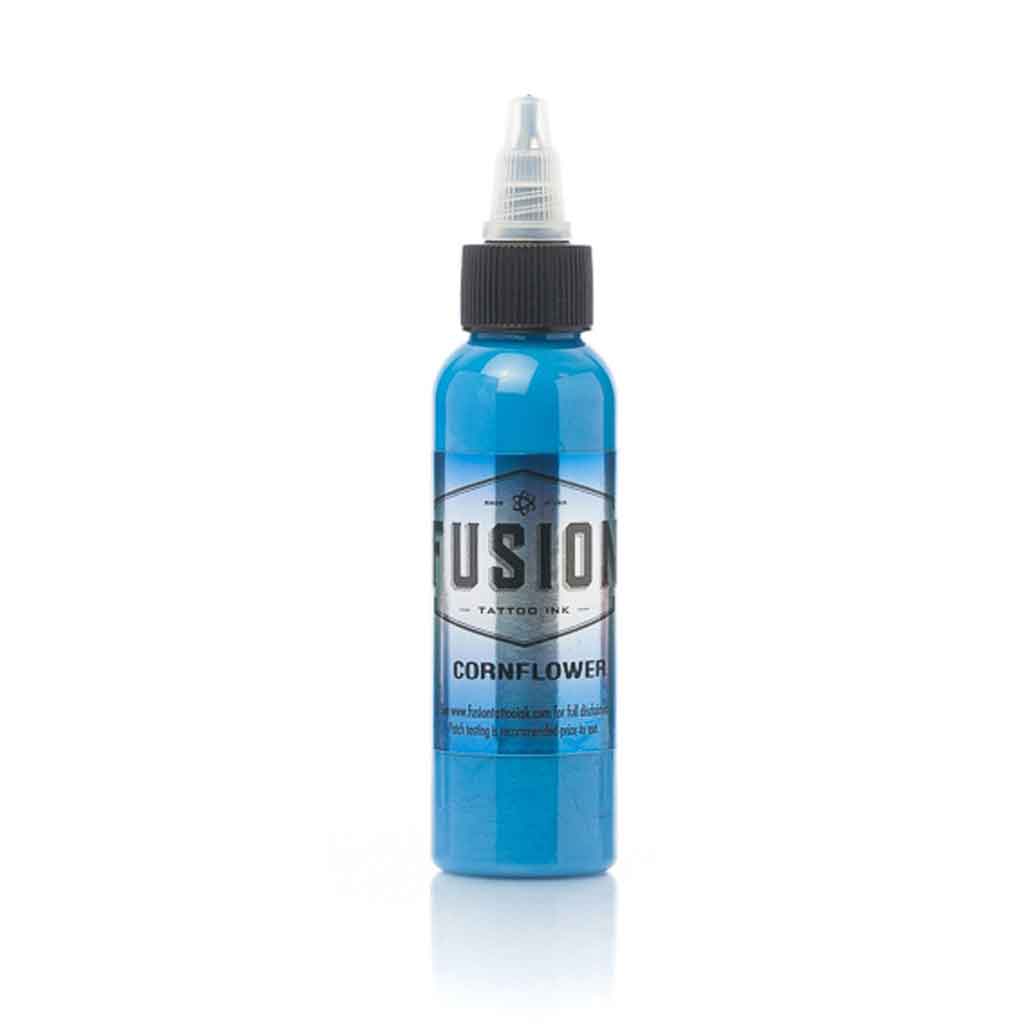 Premium Cornflower Blue Fusion Ink - 1 oz Bottle for Calligraphy, Art & DIY Projects - Vibrant Watercolor & Ink Painting Supplies