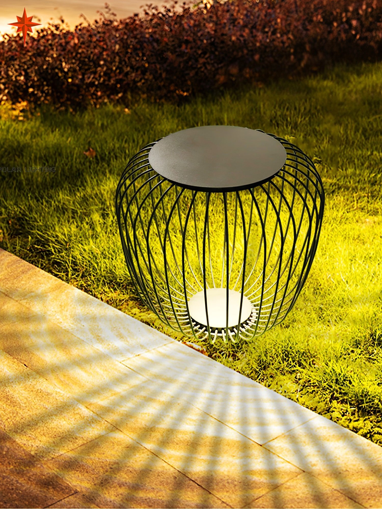 Meridiano Solar Powered LED Garden Outdoor Table Light - Waterproof & Durable for Patio, Deck, Backyard, and Poolside Decor