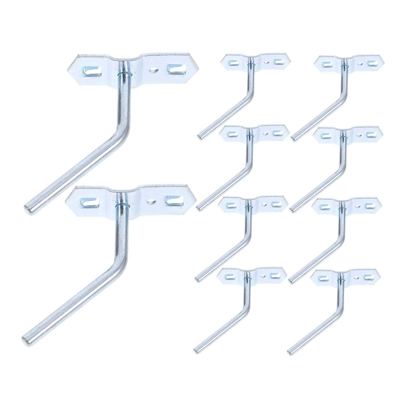 Heavy Duty S Hooks 10pcs - Wall Mount Garage Hooks for Tool Storage & Organization - Perfect for Garage, Workshop & Home Use