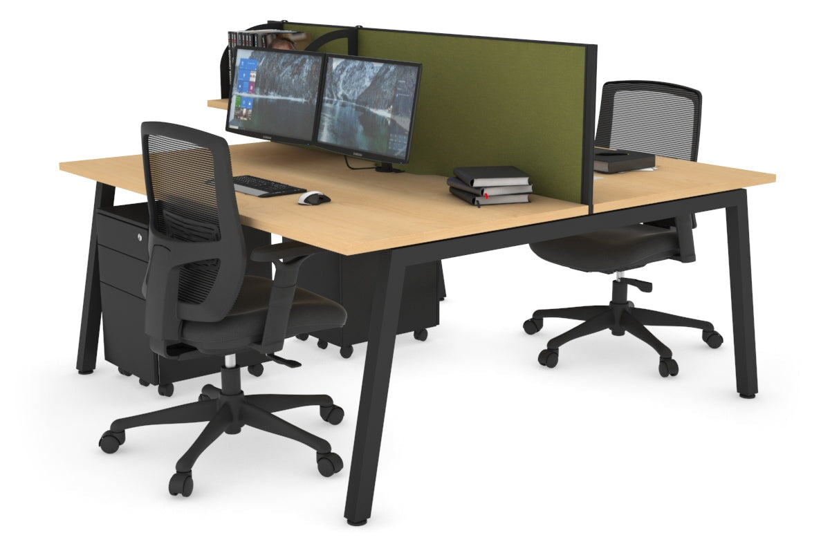 Quadro 2 Person Office Workstation - 47.2