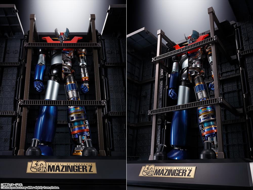 Bandai DX Soul of Chogokin Mazinger Z 50th Anniversary Edition - Premium Collectible Action Figure for Anime Fans & Model Kit Enthusiasts - Perfect for Display, Gifts & Nostalgic Collections