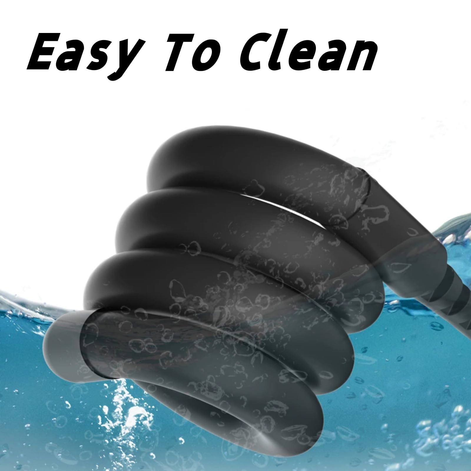 Electric Penis Extension Rings - Male Enhancement Shock Set, SM Masturbator Electro-Stimulation Sex Toy with Penis/Testicles Rings - Perfect for Couples Play & Solo Pleasure