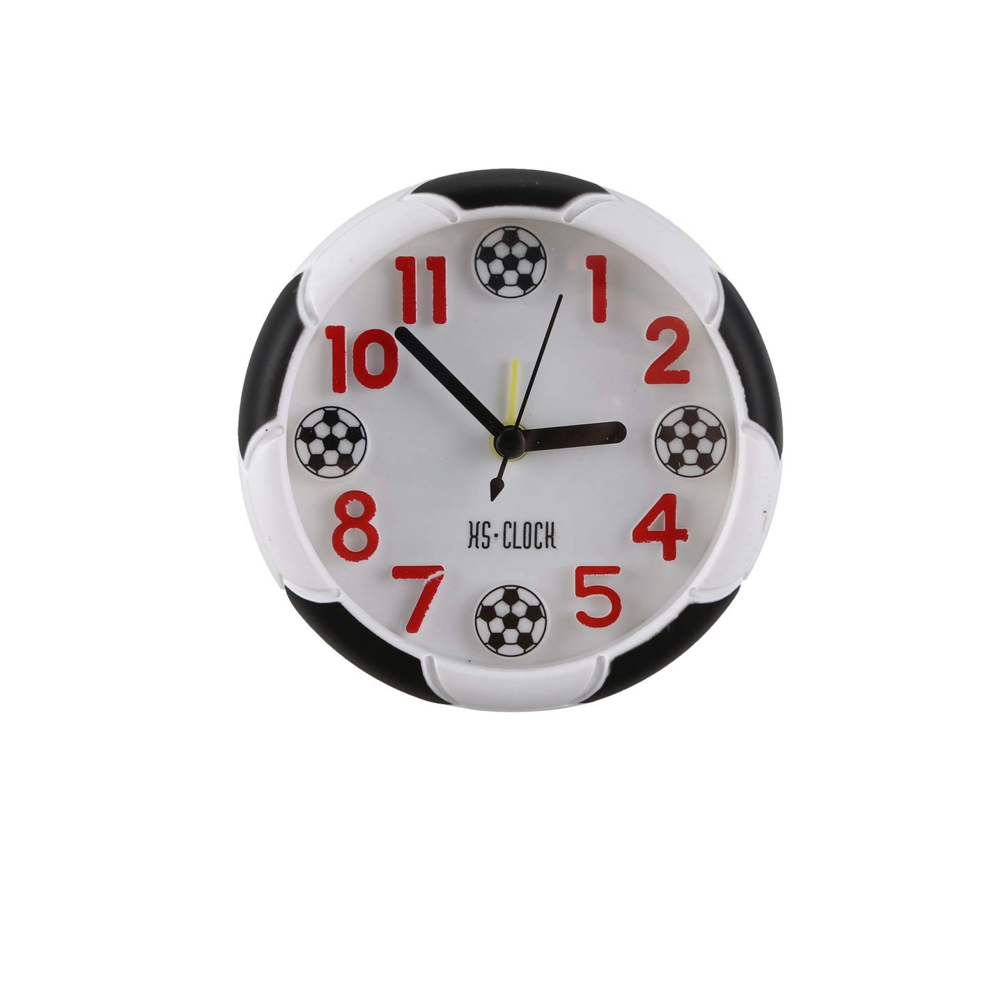 PDGJG Creative Football Alarm Clock - Digital Desktop Clock for Students, Kids & Adults - Round LED Display with Snooze Function - Perfect for Bedroom, Office & Dorm Room Decor