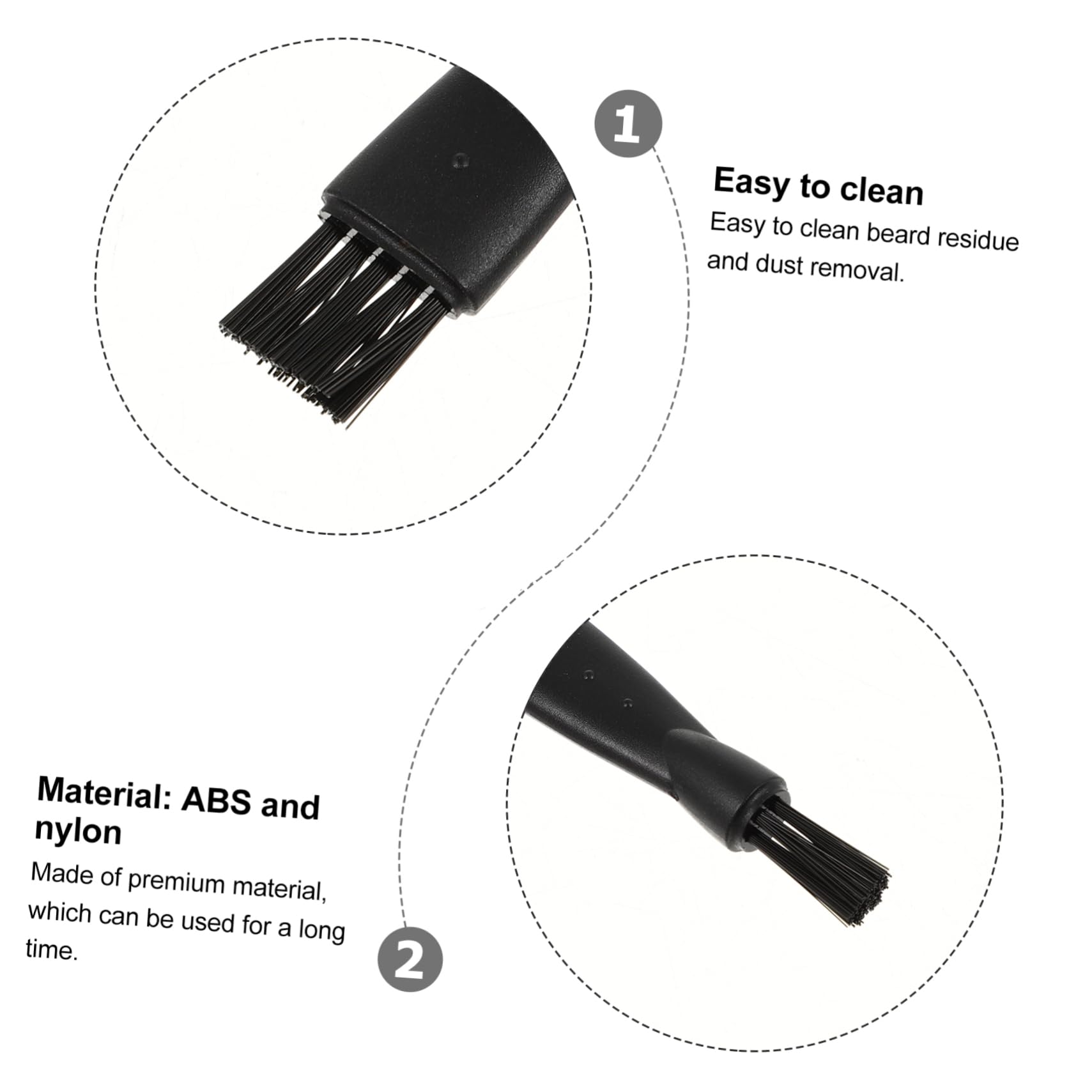 Baluue 10-Pack Electric Hairbrush Cleaner & Shaver Refills - One Blade Power Scrubber for Bathroom Cleaning, Men's Grooming & Electric Shaver Maintenance - Perfect for Home, Salon & Travel Use