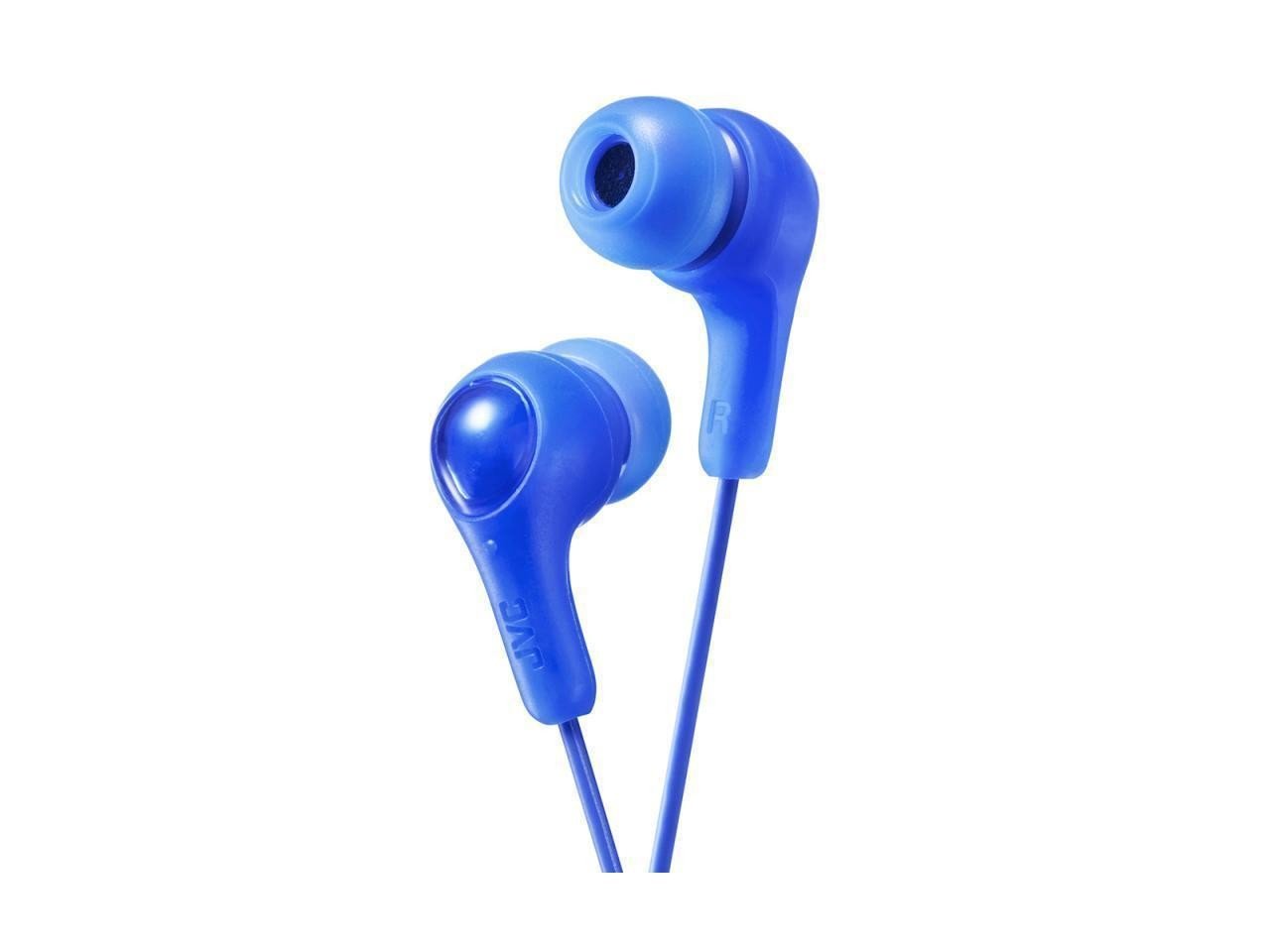 JVC in Ear Headphones with Deep Bass Boost, Noise Isolating Comfortable Earbuds - Perfect for Gym, Running, Travel & Commuting (Blue)
