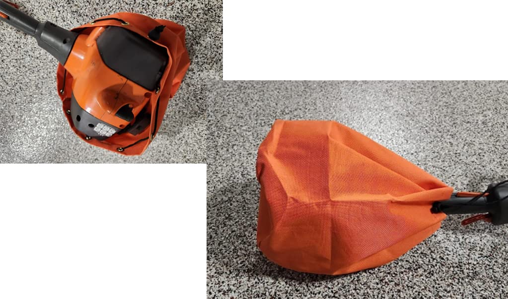 Waterproof & Dustproof Engine Cover for Weed Eater Trimmer, Lawn Mower, Pole Saw, Edger - 2 Pack - Protect Outdoor Power Equipment from Rain, Dust & Debris During Storage & Transport
