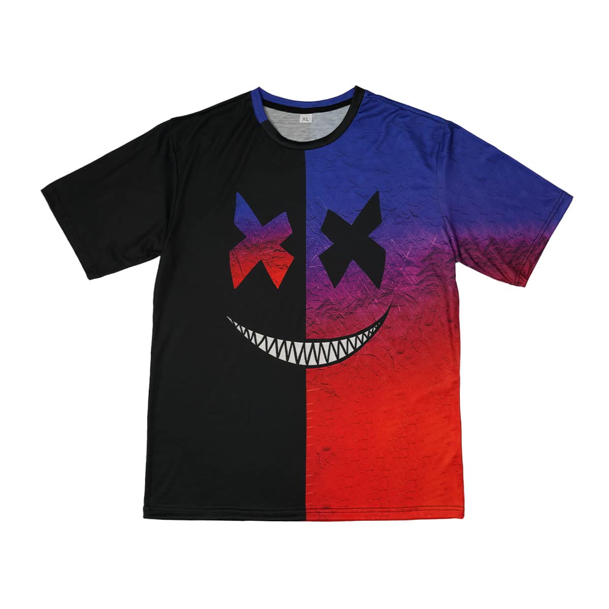 Men's Muscle Fit Short Sleeve Printed Graphic Sweatshirt - Gym Workout Shirt, Casual Streetwear Tee for Fitness & Everyday Wear