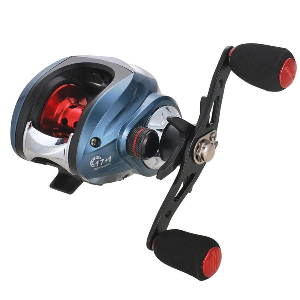 Best Left Hand Spinning Fishing Reel Combo - Corrosion Resistant Metal Gear for Saltwater & Freshwater Fishing | Lightweight Spinning Wheel for Bass, Trout & Surf Casting | Perfect for Beginners & Professional Anglers
