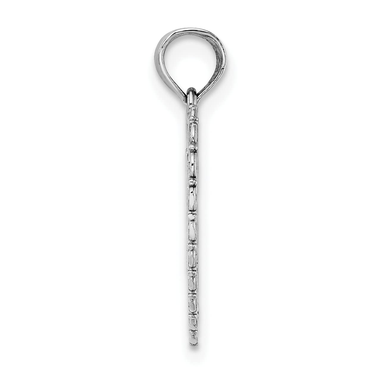 14k White Gold Heart Charm Necklace for Sister - Best Friend Forever Jewelry Gift for Women, Girls - Perfect for Birthdays, Anniversaries & Special Occasions