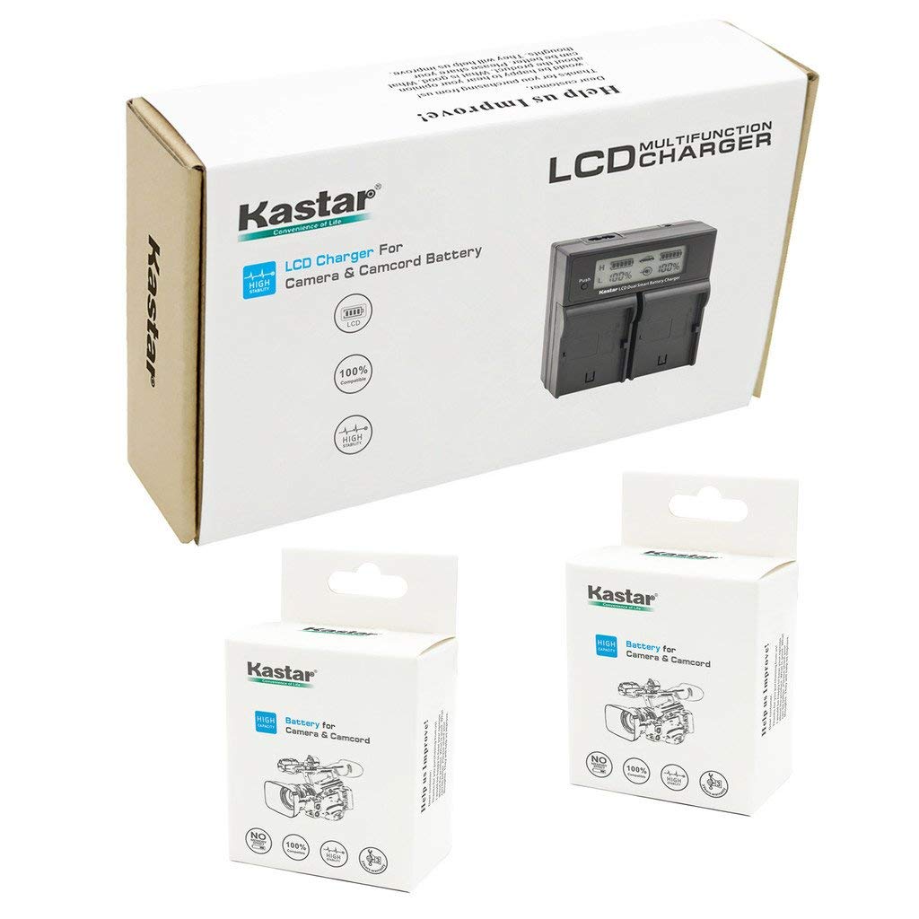 Kastar EN-EL15 2X Battery & USB Dual Charger for Nikon EN-EL15, MH-25 - Compatible with Nikon D500, D600, D610, D750, D800, D7000, D7100, D800E DSLR Cameras & Grips MB-D11, MB-D12, MB-D14, MB-D15, MB-D16 - Perfect for Travel Photography & Professional Shooting