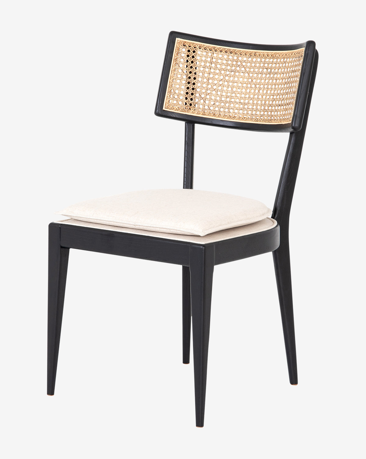 Odelle Modern Dining Chair - Sturdy Wooden Kitchen Chair with Upholstered Seat - Perfect for Dining Room, Kitchen, and Home Office Use