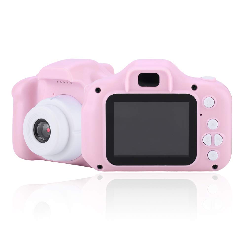 **Kids Digital Camera - 1080P HD Mini Portable Selfie Camera with 2 Inch IPS Color Screen, Best Christmas & Birthday Gift for Boys & Girls (Pink) - Perfect for Travel, Parties & Everyday Fun**