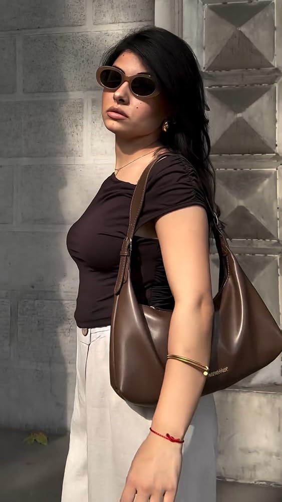 Montana West Medium Shoulder Purse for Women - Stylish Crescent Hobo Bag with Adjustable Strap, Perfect for Work, Travel & Everyday Use