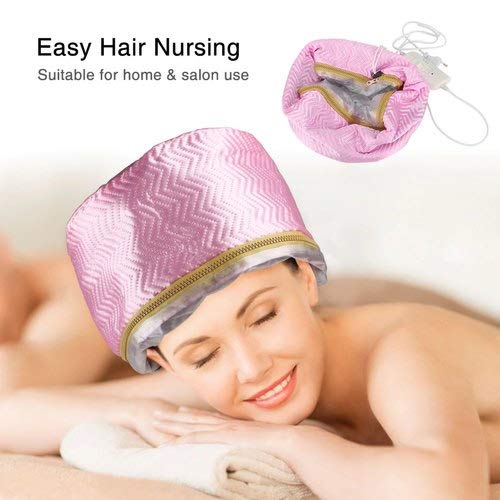 Jiya Enterprise Thermal Hair Spa Cap with Steamer - Nourishing & Heating Treatment for Deep Conditioning - Perfect for At-Home Hair Care & Salon-Style Results
