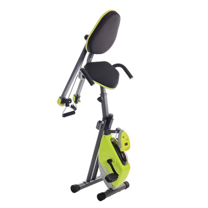 Stamina Wonder Exercise Bike - Foldable Stationary Bike for Home Workouts, Cardio Training & Indoor Cycling - Perfect for Small Spaces & Apartment Fitness
