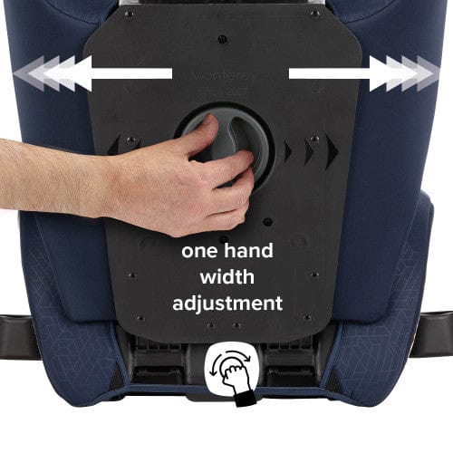 Diono Monterey 2XT Latch Booster Car Seat for Kids - High Back Convertible Safety Car Seat with LATCH System for Children 40-120 lbs - Perfect for School, Travel & Road Trips