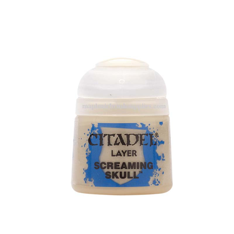 Citadel Layer Screaming Skull - Premium Miniature Paint for Warhammer 40K & Tabletop Gaming - Perfect for Miniature Painting, Wargaming, and Collectors
