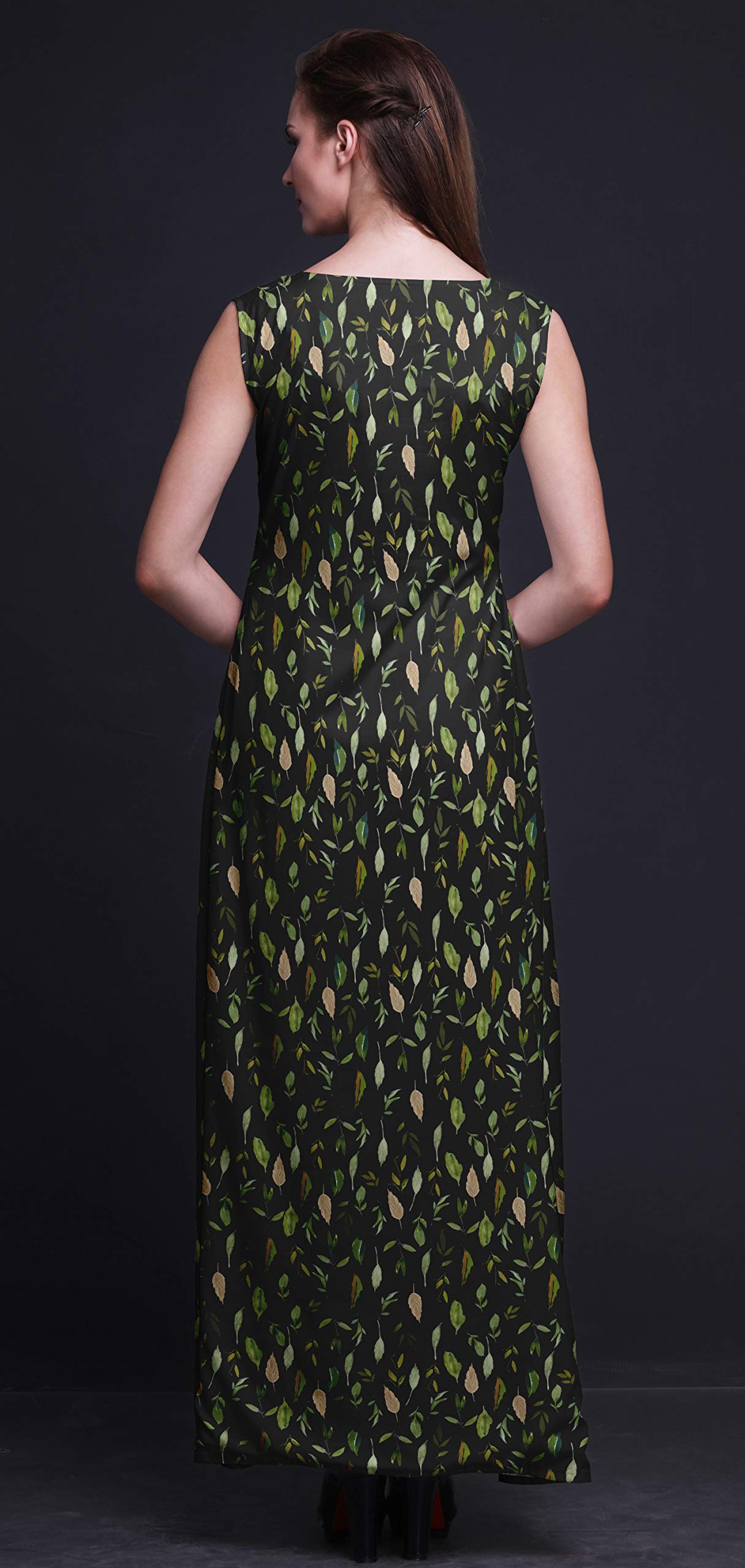 Bimba Women's Sleeveless Front Slit Beach Dress - Flowy Summer & Spring Maxi Dress for Vacation, Poolside, and Casual Outings