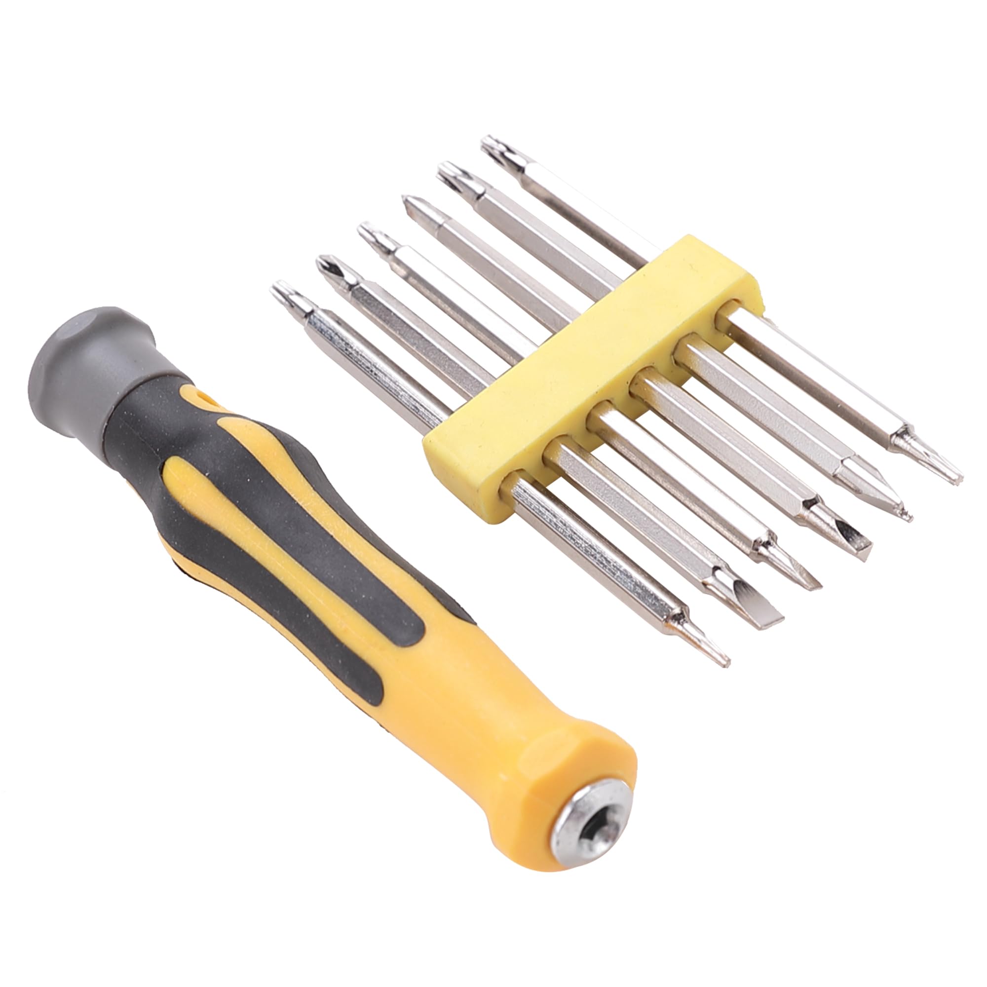 Cheston 12-in-1 Screwdriver Set with Interchangeable Bits | 12-Piece Precision Screwdriver Kit for Electronics, Laptops, PC & Machine Repair | Compact Multi-Purpose Hand Tool for Home, Office & DIY Projects