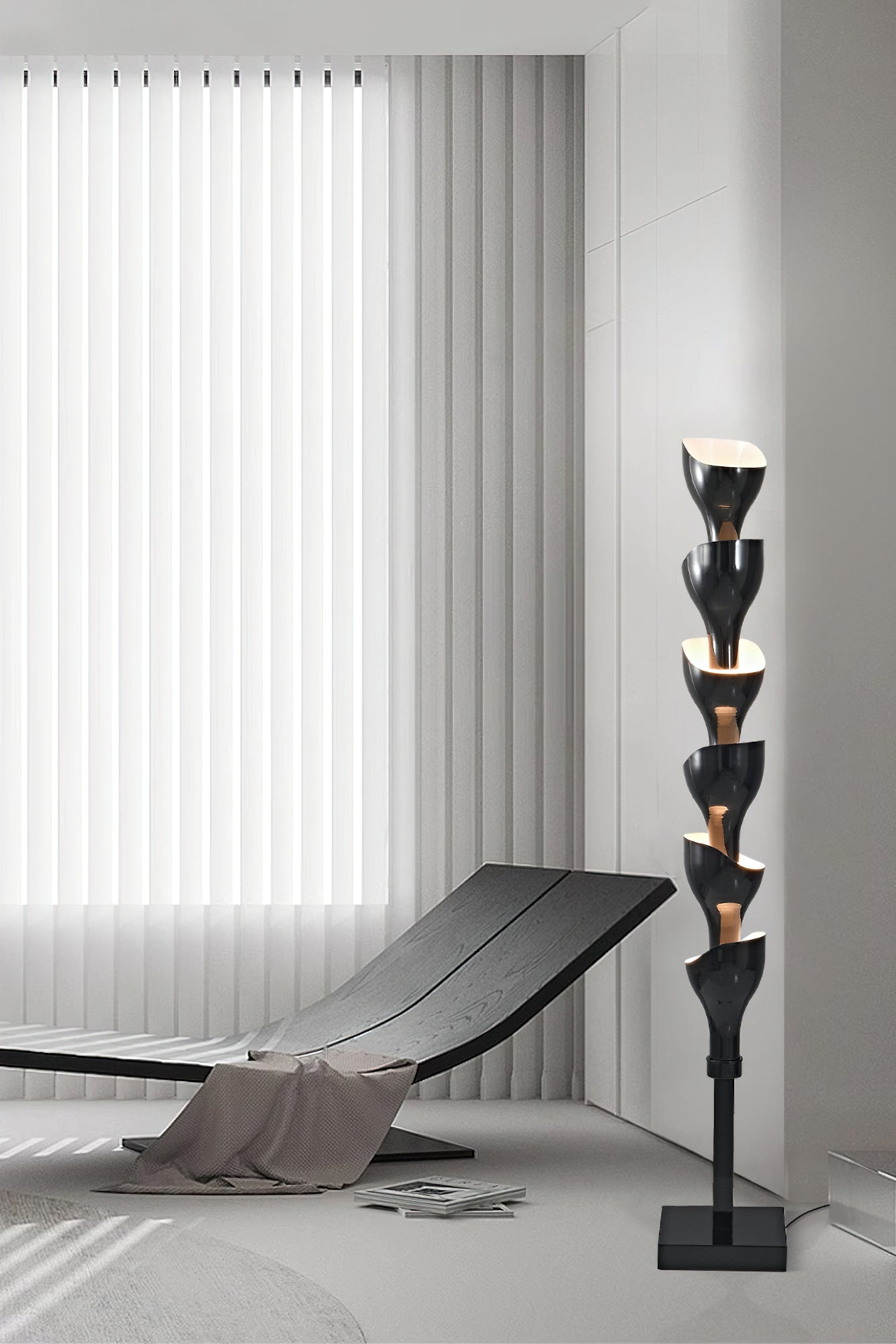 Modern LED Floor Lamp with Adjustable Brightness - Perfect for Living Room, Bedroom, and Office Lighting Decor